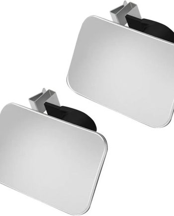 2Pcs  360°Adjustable HD Convex Interior Blind Spot Mirror